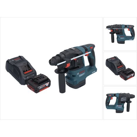Bosch GBH 18V-22 Trapano a percussione professionale a batteria 18 V 1,9 J SDS Plus Brushless + 1x batteria ricaricabile 5,0 Ah + caricabatterie