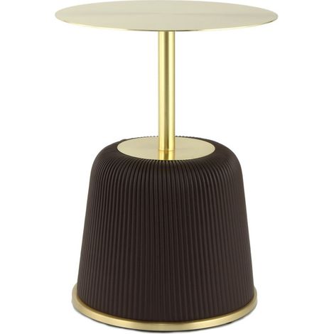 Tavolino da salotto Jokai 300 marrone con base rivestita (1/3)
