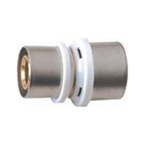 RACCORDO DIRITTO DOPPIO RIDOTTO IBP A PRESSARE PER MULTISTRATO- Diam. 20x16- IBP- pezzi 1