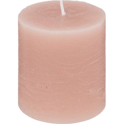 Candela rustica rosa chiaro 220g - Atmosphera créateur d'intérieur (1/5)