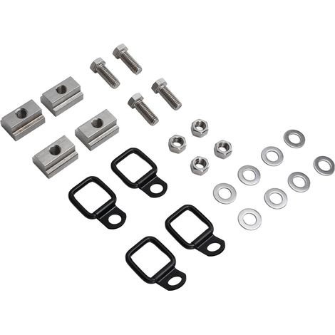 Écrous à rainure en T pour rails de plateau, anneaux d'ancrage filetés métalliques pour camionnette (1/5)