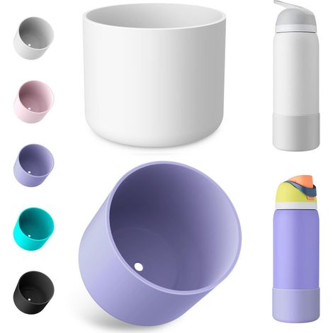 Silicaseal - Housse en silicone 2 pièces pour bouteilles d'eau Owala 946 ml, revêtement antidérapant pour bouteilles en acier inoxydable FreeSip, Twist et Flip, compatible lave-vaisselle et sans BPA, (1/5)