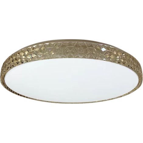 Plafonnier LED Shiny ambre 34W Ø49cm Milagro ML7448 (1/5)