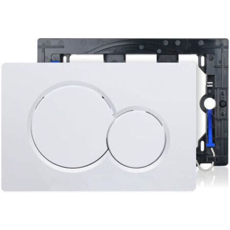 Plaque de Déclenchement Compatible avec Geberit Sigma 01, UP320,UP300, UP720, Plaque de Déclenchement avec Cadre de Montage, Pièces de Rechange pour Chasses D'eau (1/5)
