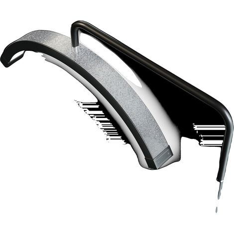 Luz LED, temperatura de color ajustable, diseño único, color negro. (1/2)