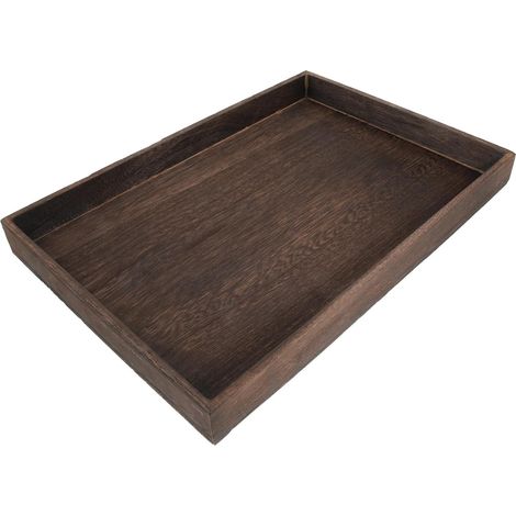 Vassoio rettangolare in legno per gioielli, 35x24x3,3 cm (1/5)