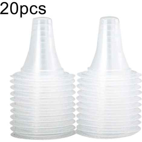 20 embouts de protection en PP pour thermomètre auriculaire, accessoires de rechange compatibles Braun (1/5)