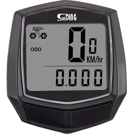 Compteur de vitesse numérique filaire et étanche pour vélo, compteur de vitesse, odomètre, ordinateur pour bicyclette, affichage LCD, accessoires (1/5)
