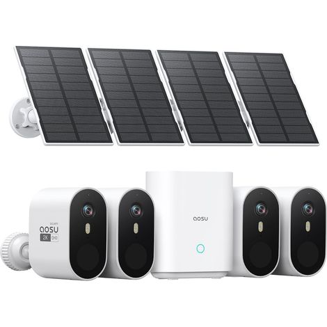 2K Outdoor Wireless Solar Camera, 5G WiFi Night Light 32G Local (1/5)