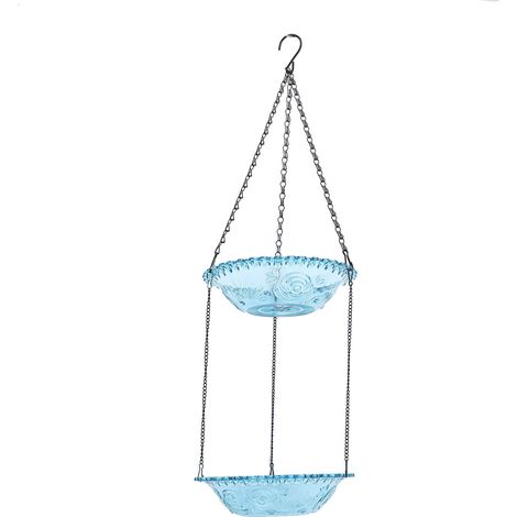 Mangeoire colibris – Bain solaire – 2-en-1 – Suspendu – Sans électricité – Pour jardin, terrasse – Cadeau (1/4)