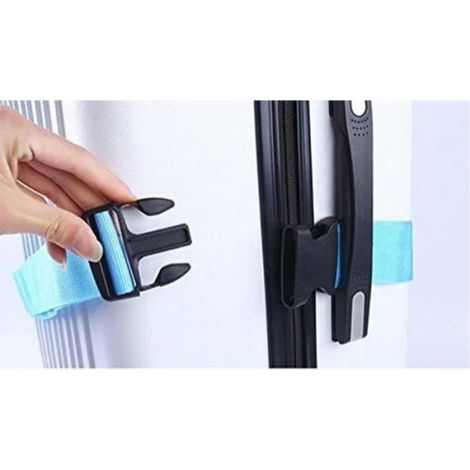 Lot de 4 Sangles réglables pour Bagage - Accessoires de Voyage pour Fermer en Toute sécurité Les valises Lors de Vos déplacements et (1/4)
