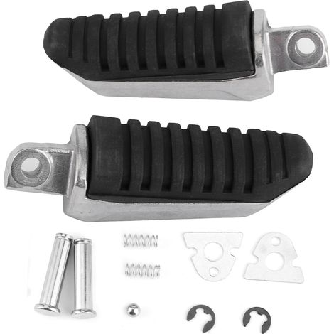 Linke/rechte hintere Fußraste für Motorrad, kompatibel mit Suzuki HAYABUSA GSX1300R 2008-2011, schwarze Metallfußraste. (1/5)