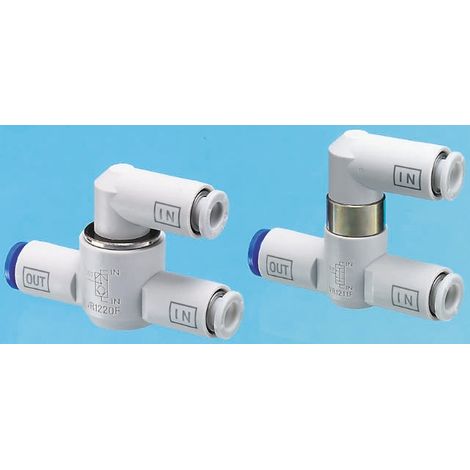 Vanne d'arrêt, SMC, OU, 8mm, 1 MPa ( Prix pour 1 )