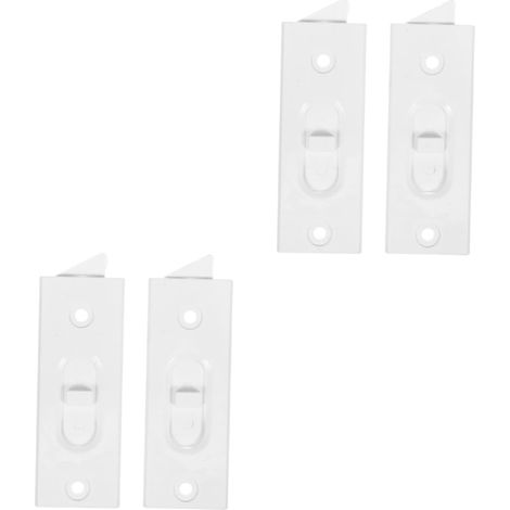 2paires Loquets De Fenêtre à Ressort Pour Fenêtres Coulissantes Accessoires De Sécurité De (1/5)