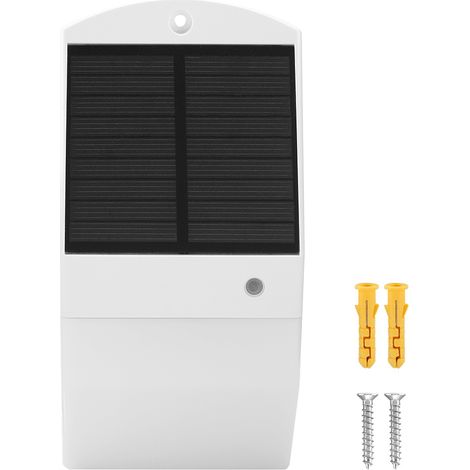 Lampe murale extérieure étanche à 25 LED avec détecteur radar solaire (1/5)