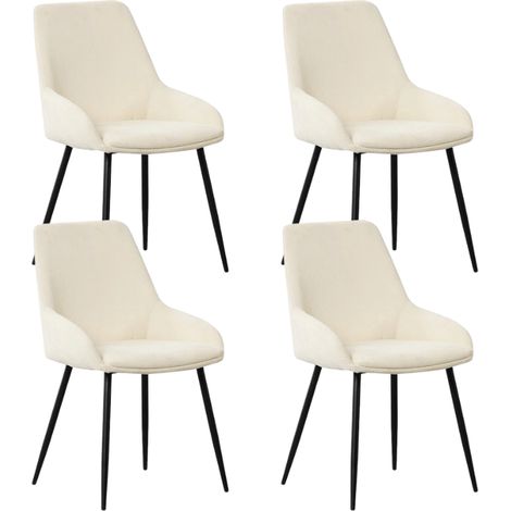 Chaise de salle à manger Elle cremé (1/5)