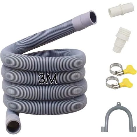 3 Meter Universal-Ablaufschlauch, Waschmaschinen-Ablaufschlauch, Wasserablaufschlauch, Universal-Waschmaschinen-Ablauf (1/4)