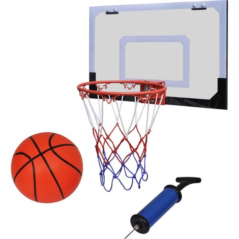 vidaXL Set Canestro da Minibasket al Coperto con Palla e Pompa (1/5)
