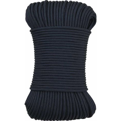 Corda multiuso 4 mm 50 m Blu Reale Poliestere vidaXL (1/4)