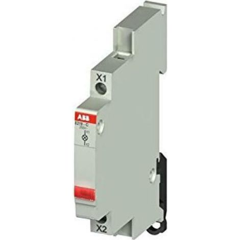 Abb e219-c dispositivo di segnalazione spia a led 115-250vca rosso m093929