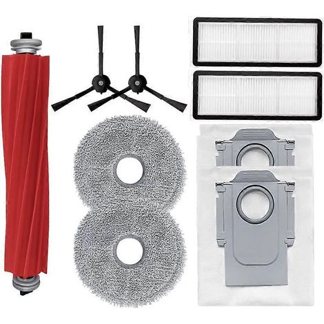 Accessoire pour balai à franges à brosse latérale rotative Qrevo Pro / Qrevo MaxV / Qrevo S / Qrevo Plus : sac à poussière et filtre (1/5)