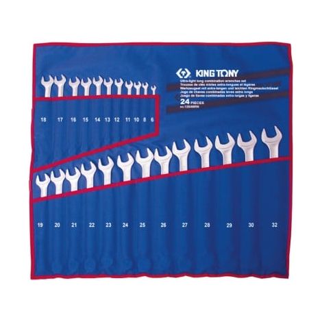 KING TONY - Trousse de 24 clés mixtes longues et légères (1/4)