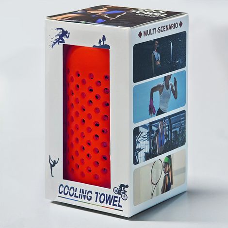 Schnelltrocknendes, kühlendes Sporthandtuch – Sofortiger Kühleffekt für Laufen, Fitness und Fitnessstudio – Kühlzubehör 30 x 90 cm, Himmelblau-x