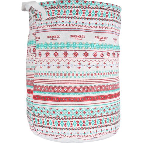 Grand panier à linge pliable, imperméable et résistant aux intempéries, idéal pour ranger vêtements, couvertures et autres articles dans la salle de bain ou la chambre. (1/5)