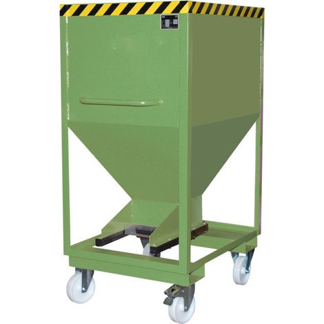 eurokraft pro, Conteneur-silo en forme d'entonnoir, mobile avec
