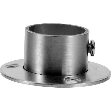 Support de tringle penderie robuste en acier inoxydable, résistant à l'usure, base 25 mm, convient (1/5)
