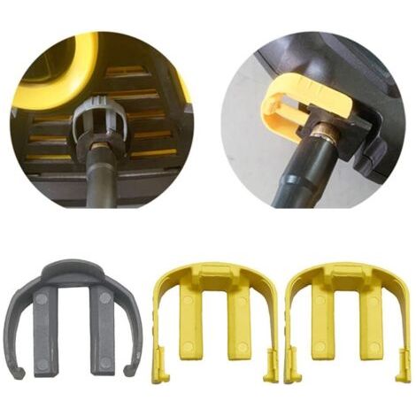 Raccord rapide pour lavage auto – Boucle de connexion pour nettoyeur haute pression Karcher K2 K3 K7 – Plastique durable – 2 colliers de serrage (1/5)