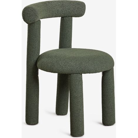 Sedia da pranzo rivestita in tessuto bouclé Gia SKLUM (1/5)