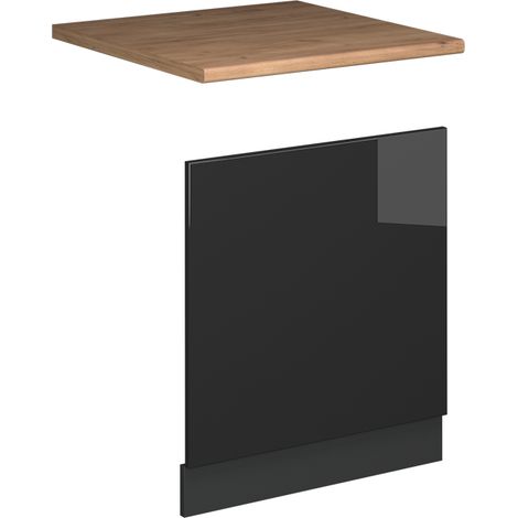 Façade Fame-Line, Anthracite Haute brillance, 60cm , PT Chêne, Vicco