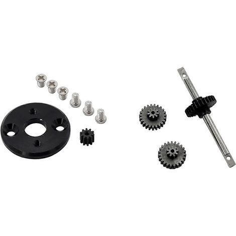 Boîte de vitesses MN78, kit d'engrenages de transmission, pignon moteur, support moteur 370 pour voiture RC MN78 MN82 1/12 (1/4)