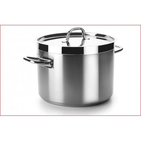 OLLA BAJA CON TAPA D.24 CM CHEF-LUXE - LACOR