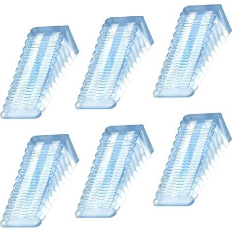 Arrêts de Portes, [Lot de 6] Cale de Portes Silicone pour Toutes Sortes de Portes, Conception Antidérapante et Anti-rayures, L'appar (1/4)