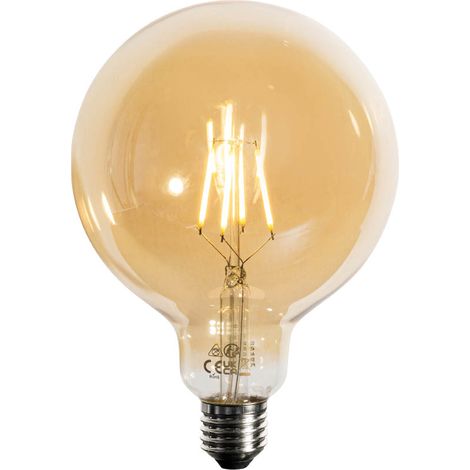 E27 Dimmbare LED Gold G125 4,9W 450lm 2200K