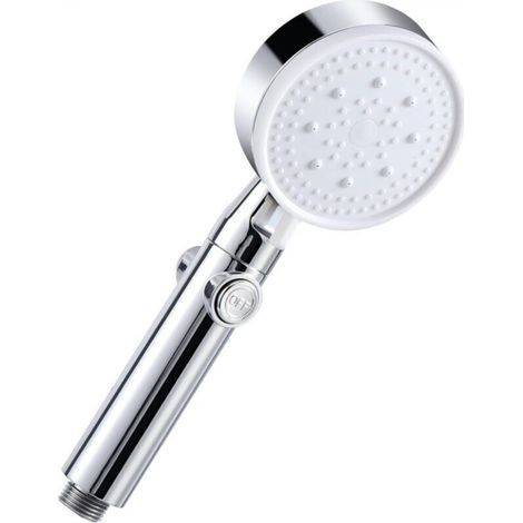 Pommeau de douche haute pression, pommeau de douche réglable à 5 modes, pommeau de douche de salle de bain avec arrêt, pommeau de douche haute pression