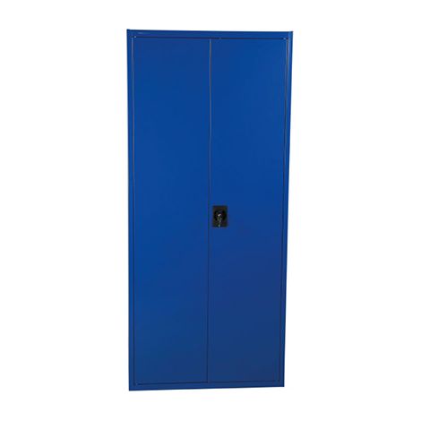 Armoire de rangement pour ateliers et garages - 4 étagères - Bleu RAL 5010 - 4010071010