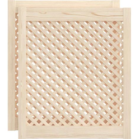 Maison Exclusive - Ante con Design a Reticolo 2 pz 59,5x69 cm in Legno di Pino
