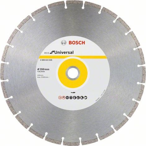 Disco Bosch D. 350 mm SEG ECO univ. 25.4 (1/2)