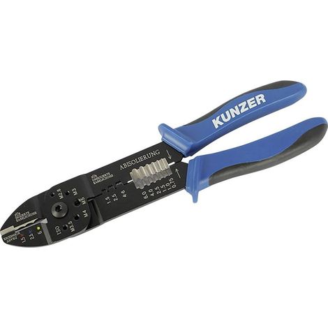 Kunzer 7KSZ01 Pince à sertir pour cosses isolées, pour cosses non-isolées 1.5 à 6 mm² A043131 (1/2)