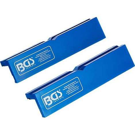 Mors De Protection - Pour Etau 125 Mm - Empreintes V Pour Tubes - Plastique Magnetique - Lot De 2 (1/4)