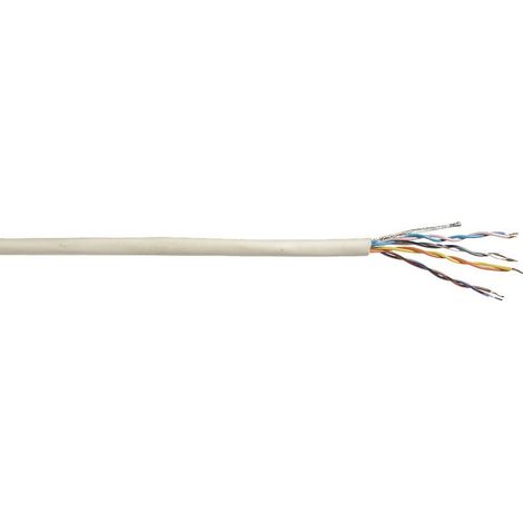 CENTRALE BRICO Câble Électrique Adsl 298/4P Blanc, L.100 M