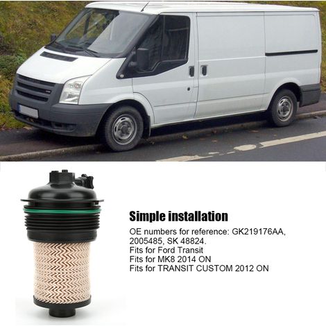 Elemento filtrante diésel GK219176AA - Compatible con Ford Transit - Filtración duradera y de alto rendimiento