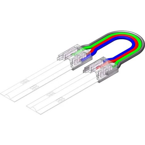 Connettore per LED COB e SMD RGB a 4 pin da Striscia a Striscia 10mm (1/5)