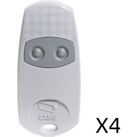 Lot de 4 Compatible avec la télécommande CAME TOP-432EE,émetteur manuel 2 touches 433 MHz (1/2)
