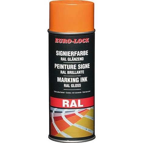 Spray couleur RAL 2009 orange brillant, 400 ml (1/4)