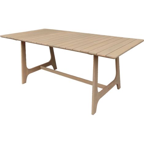 sweeek - Gartentisch aus Akazienholz für 8 Personen