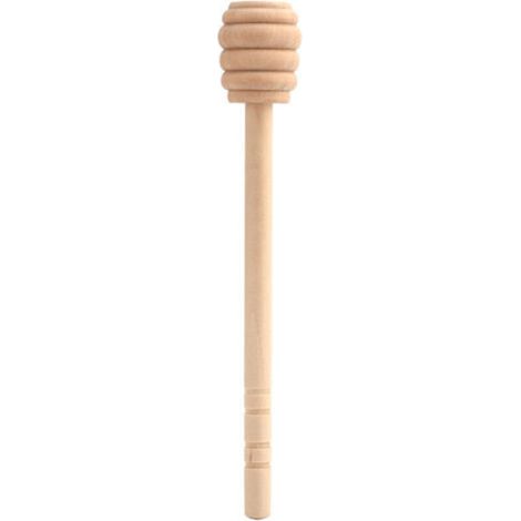 Lot de 50 cuillères à confiture en bois pour pots à miel et confiture, avec bâtonnets de 15 cm pour doser et mélanger.